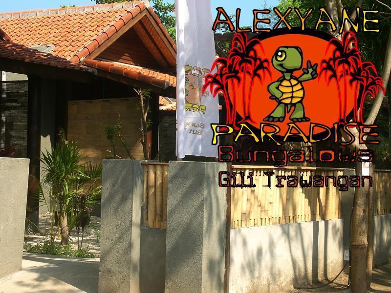 Alexyane Paradise Bungalow Gili Trawangan Bagian luar foto
