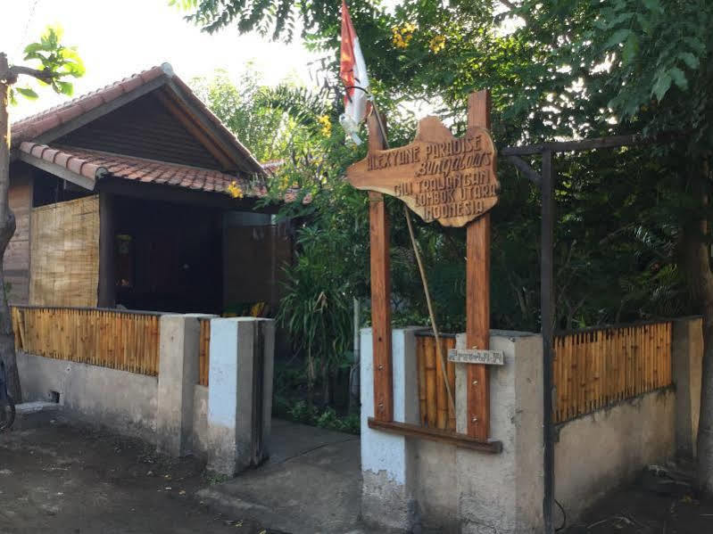 Alexyane Paradise Bungalow Gili Trawangan Bagian luar foto